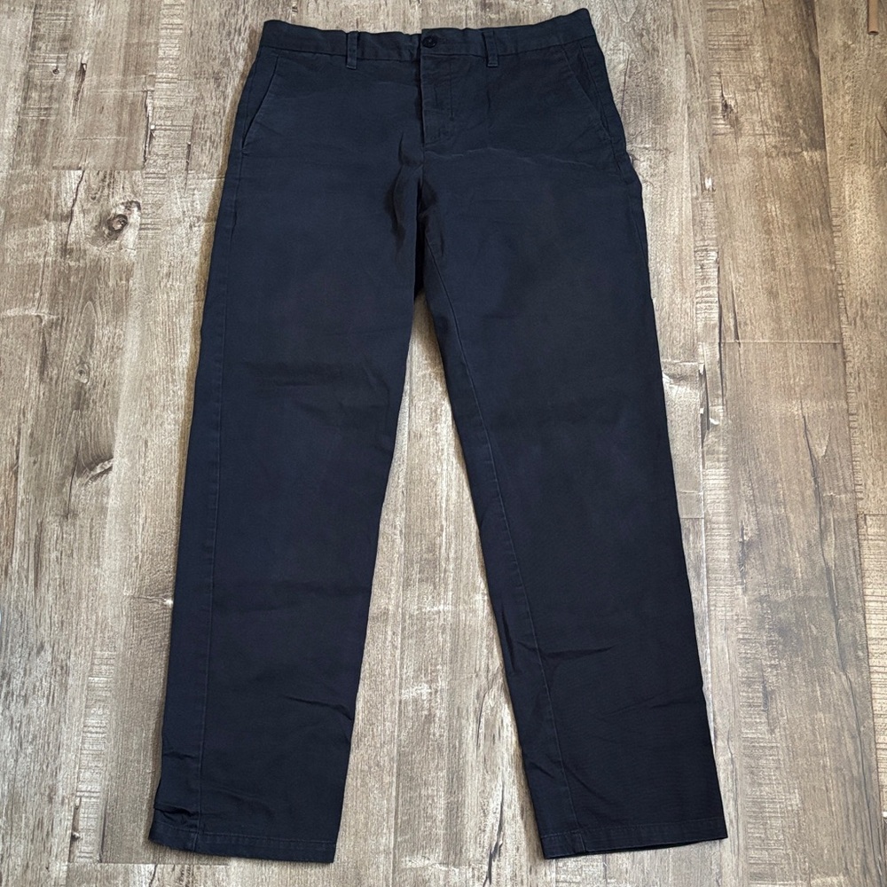 Norse Projects Black Slim Fit Albin Chino Pants